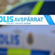 Polisen vid en annan utryckning. Arkivbild.
