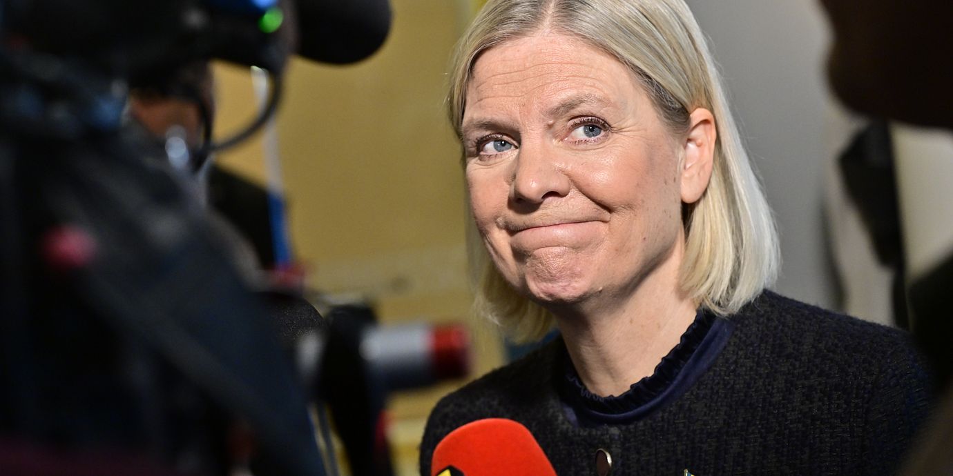 Magdalena Andersson meddelade under en pressträff att hon inte har förutsättningar att bilda ny regering.