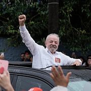 Lula da Silva i Sao Bernardo do Campo, 25 oktober.