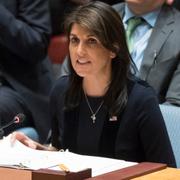 USA:s FN-ambassadör Nikki Haley