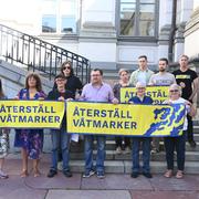 Återställ våtmarker manifesterade i samband med HD-domen.