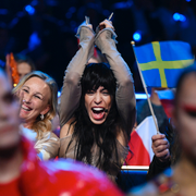 Eurovision-vinnaren Loreen och Katrin Stjernfeldt Jammeh.