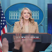 Arkivbild på Karoline Leavitt.
