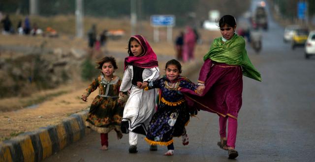 Barn i Islamabad, Pakistan. Rahmat Gul / AP