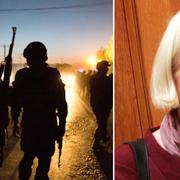 Den tidigare svenska basen i Mazar-e-Sharif. Regeringens utredare Tone Tingsgård.