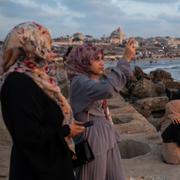 Människor i Gaza. Illustrationsbild.