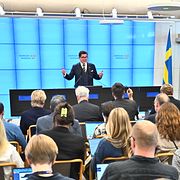 Riksdagens talman Andreas Norlén kommer med besked om regeringsbildningsprocessen i dag.