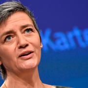 EU:s konkurrenskommissionär Margrethe Vestager. Arkivbild.