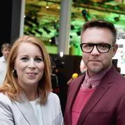 Annie Lööf och Fredrick Federley. 