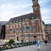 Här på Fiskehamnsgatan i Malmö skulle Sveriges justitiedepartement till exempel kunna ligga. Åtminstone i två veckor.