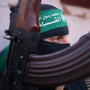 Stridande för Hamas i januari.