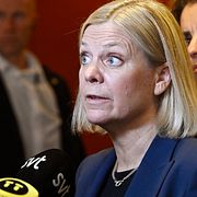 Socialdemokraternas partiledare Magdalena Andersson.