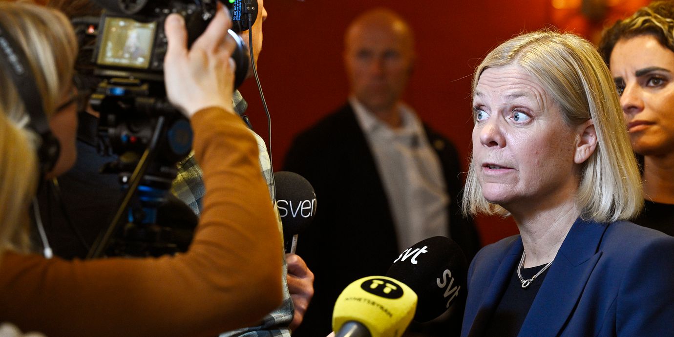 Socialdemokraternas partiledare Magdalena Andersson.