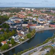 Södertälje från luften.