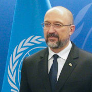 Premiärminister Denys Sjmyhal . Bebeto Matthews / AP