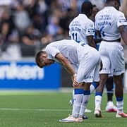 IFK Göteborgs spelare deppar.