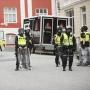 Bild från centrala Bergen, lördag 2 september. 