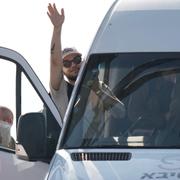 Yosef CHaim Ohana efter frigivningen. 