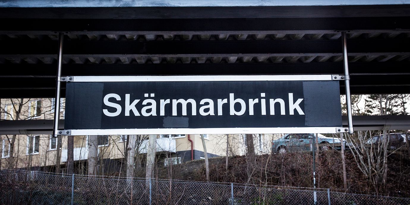 Skärmarbrink tunnelbanestation.