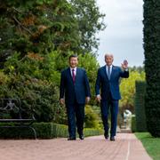 USA:s Joe Biden och Kinas Xi Jinping i Kalifornien 2023. 