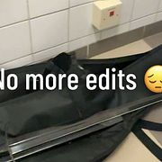 En bild som lades upp av det konto som polisen tror kan vara kopplat till den misstänkte gärningsmannen.