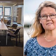 KPMG-huset vid Tegelbacken är tänkt att rivas, SKL:s chefsekonom Annika Wallenskog. 