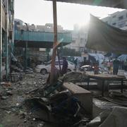Förstörelse i Gaza.