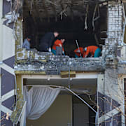 Kyiv har flera gånger attackerats av Ryssland i januari. Bild från 5 januari.