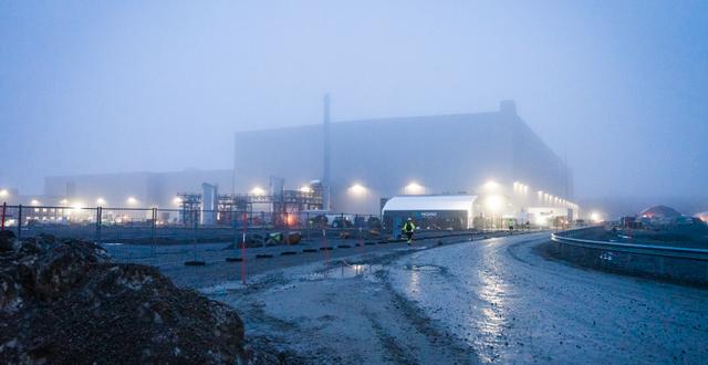 Northvolts batterifabrik. Axel Hilleskog/SvD/TT