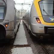 Arkivbild: Tåg på järnvägsstationen i Göteborg.