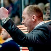 HV:s tränare Johan Lindbom efter segern i fredagens kvartsfinal.