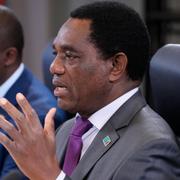 Zambias president Hakainde Hichilema.