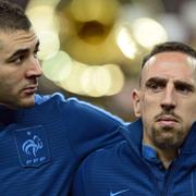 Karim Benzema och Franck Ribery.