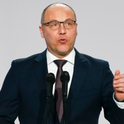 Tidigare talmannen Andrij Parubij.