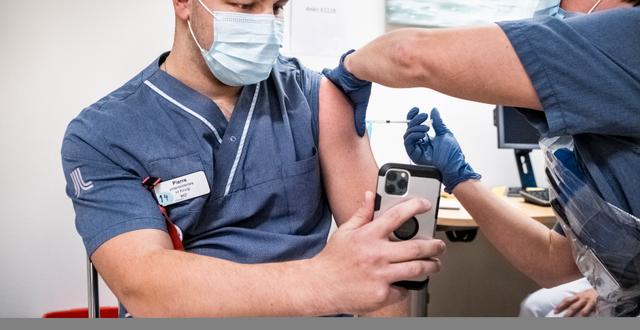 Vaccination. Magnus Hjalmarson Neideman/SvD/TT / TT NYHETSBYRÅN