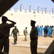 Fängelsevakter i Somalilands största stad Hargeisa.