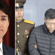 Justin Trudeau. Till höger: Hyeon Soo Lim 