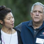 Moonves med hustrun Julie Chen.