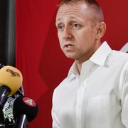 Socialdemokraternas partisekreterare Lena Rådström Baastad och valledare John Zanchi.