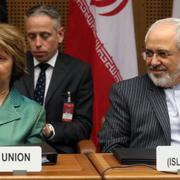 Catherine Ashton och Javad Zarif