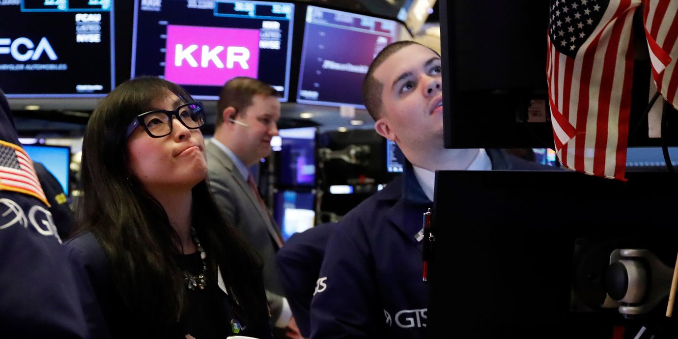 Investeraren Erica Fredrickson på New York Stock Exchange. Arkivbild.
