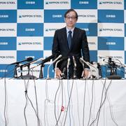 Eiji Hashimoto, vd och ordförande för Nippon Steel. 