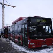 Buss i Stockholm.