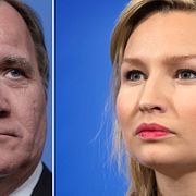 Stefan Löfven och Ebba Busch Thor.