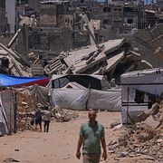 Palestinier i Gaza.