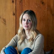 Elizabeth Holmes at her home in Del Mar, Calif., on March 24, 2023. Since the last time she spoke to a reporter, Holmes has been convicted of fraud, portrayed by Amanda Seyfried, sentenced to 11 years in prison and become a mother of two. (Philip Cheung/The New York Times)