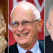 Daniel Kahneman, Oliver Hart och Daniel McFadden.