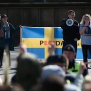 Pegidademonstration i Göteborg.