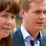 Åsa Romson och Gustav Fridolin.