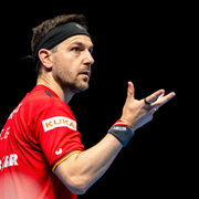 Timo Boll och Jörgen PErsson.